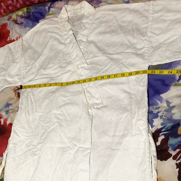 EUC Vintage 80s Erika Taylor white robe - Picture 9 of 12